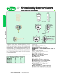Thumbnail of document Data Sheet - WHP - Wireless Humidity/Temperature Sensor